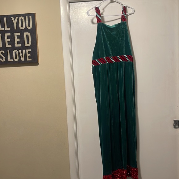 NOBO jingly christmas Romper outfit large NWT Ugly sweater outfit - Picture 8 of 8